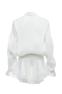 Felicia Chiffon Mini-Hemdkleid