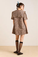 Leopardenmuster Minikleid