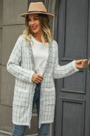 Pate Strickjacke mit Taschen - Grau