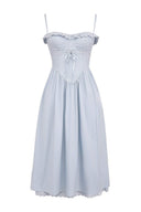 Helen Besticktes Spitzen Korsett Midikleid