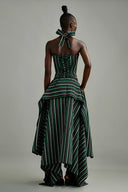 Conjunto de Saia Maxi em Camadas