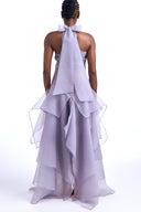 Arida Layered Bow Maxi Dress