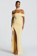 Joyce Maxikleid Zitrone