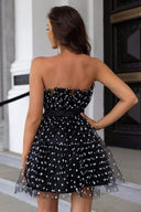 Ina Tupfen Tüll Mini-Kleid