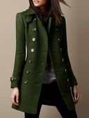 Cappotto di lana donna per autunno e inverno