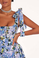 Vestido Maxi com Alças Estampado Kacey Hortênsia