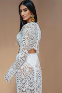 Ensemble Lena Floral ajouré