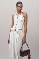 Ensemble assorti pantalon et veste Louise Tuxedo Flower