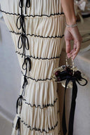Melissa Maxikleid mit Rüschen und Tunnelzug