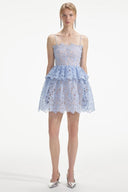 Ophelia Spitzenstufiges Cami Mini-Kleid