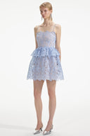 Ophelia Spitzenstufiges Cami Mini-Kleid
