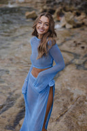 Conjunto de punto crochet Rosalie