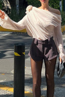 Sheila Flower Asymmetrisk Topp