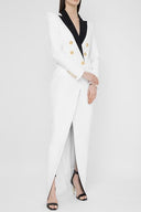 Vestido Blazer Maxi Smoking Silas Colorblock