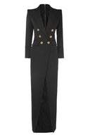 Robe blazer maxi Simona smoking