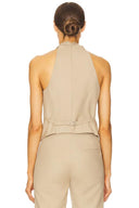 Cross Halter Neck Vest Top